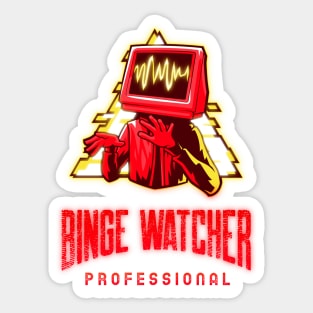 Professional Binge Watcher Sticker